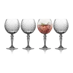 Lyngby Glas Melodia Gin&Tonic Glas - 4 stk. 65 cl - Krystalglas - Klar