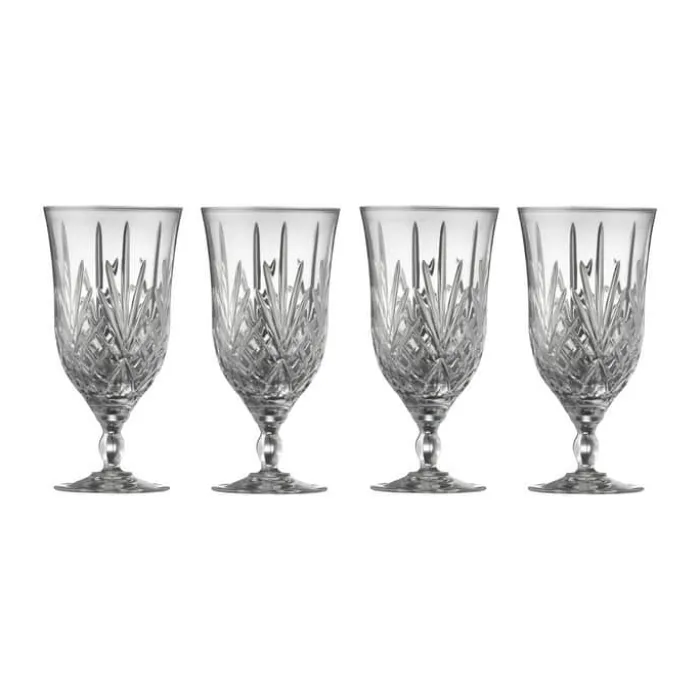Lyngby Glas Melodia Ølglas - 4 stk. 40 cl - Krystalglas - Klar