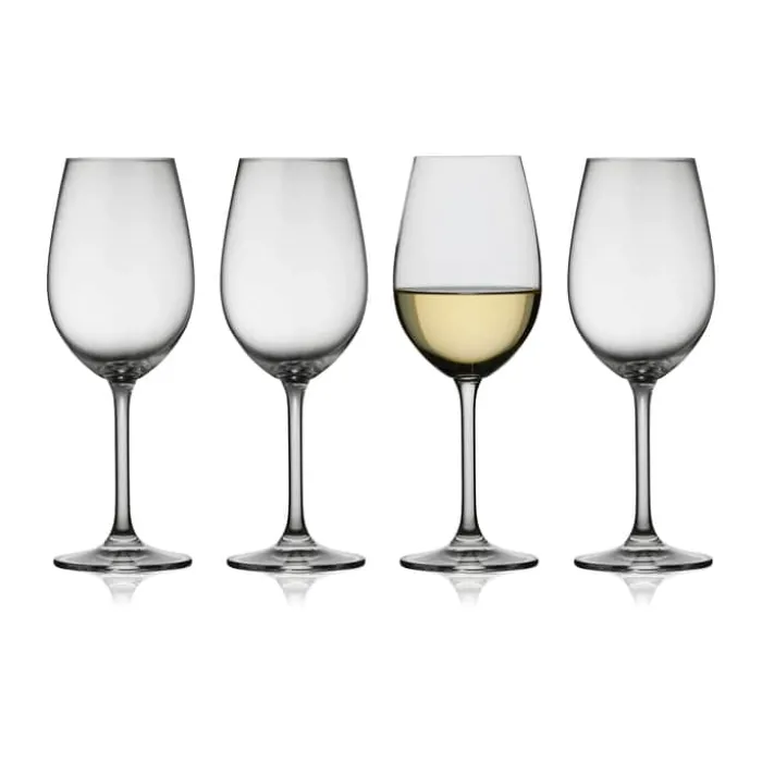Lyngby Glas NEW Juvel Hvidvinsglas - 4 stk. 45 cl - Krystalglas - Klar