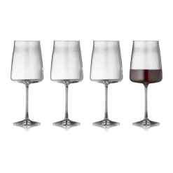 Lyngby Glas Zero Rødvinsglas - 4 stk. 54 cl - Krystalglas - Klar
