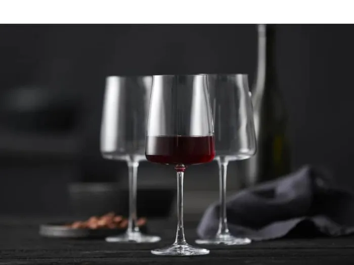 Lyngby Glas Zero Rødvinsglas - 4 stk. 54 cl - Krystalglas - Klar