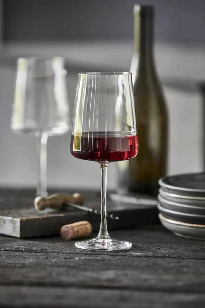 Lyngby Glas Zero Rødvinsglas - 4 stk. 54 cl - Krystalglas - Klar