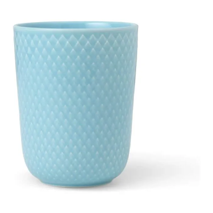 Lyngby Porcelæn Rhombe Color Krus 33 cl - Porcelæn - Turkis