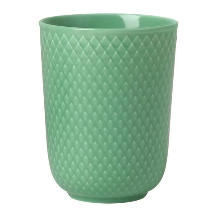 Lyngby Porcelæn Rhombe Color Krus 33 cl - Porcelæn - Grøn