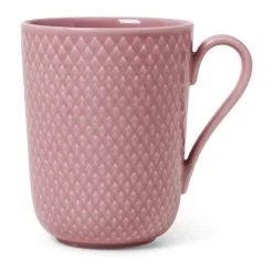 Lyngby Porcelæn Rhombe Color Krus m. hank 33 cl - Porcelæn - Rosa