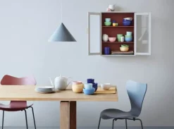 Lyngby Porcelæn Rhombe Color Krus 33 cl - Porcelæn - Mørkeblå
