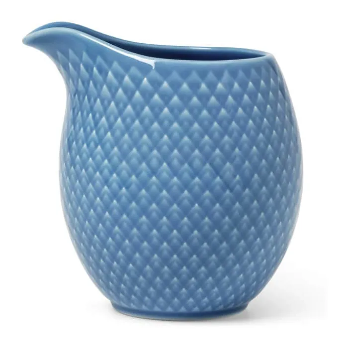 Lyngby Porcelæn Rhombe Color Mælkekande 39 cl - Porcelæn - Blå