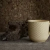 Lyngby Porcelæn Rhombe Earth Krus m. hank 39 cl - Porcelæn - Marble