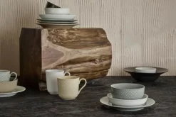 Lyngby Porcelæn Rhombe Earth Krus m. hank 39 cl - Porcelæn - Marble