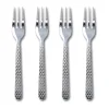 Lyngby Porcelæn Rhombe Kagegaffel - 4 stk. L 17 cm - Genanvendt stål - Blank