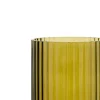Lyngby Porcelæn Vase H 20,5 cm - Mundblæst glas - Olivengrøn