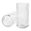 Lyngby Porcelæn Vase H 20 cm - Mundblæst glas - Klar