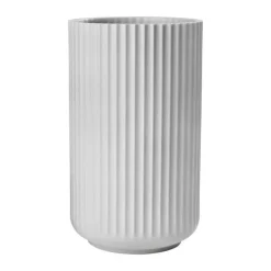 Lyngby Porcelæn Vase H 25 cm - Porcelæn - Grå