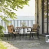 Mandalay Bellevue Havemøbelsæt - 5 dele Teaktræ/aluminium - Antracit
