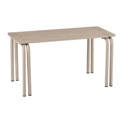 Mandalay Ivy Bænk H 42 x L 81-103 cm - Rustfrit stål - Taupe