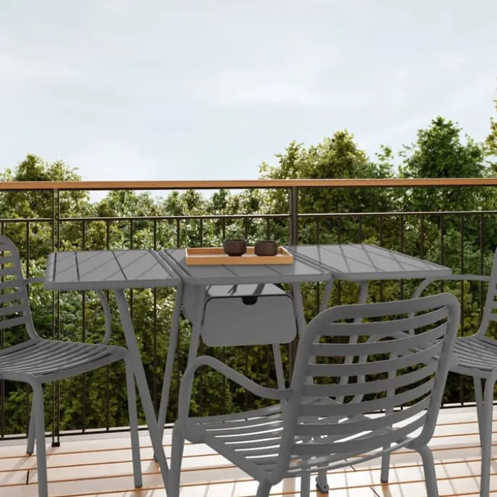 Mandalay Ivy Klapbord Aluminium - Antracit