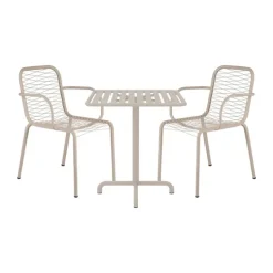 Mandalay Ivy Wire Cafésæt - 3 dele Rustfrit stål - Taupe