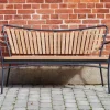 Mandalay Marguerit Havebænk H 82/44 x D 41 x L 143 cm - Aluminium/teaktræ - Antracit