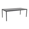 Mandalay Pure Havebord H 72 x B 90,3 x L 197 cm - Kompaktlaminat/aluminium - Antracit