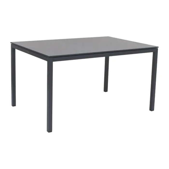 Mandalay Pure Havebord H 72 x B 90,3 x L 132 cm - Kompaktlaminat/aluminium - Antracit