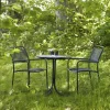 Mandalay Pure & Verona Cafésæt - 3 dele Ø 67 x H 72 cm - Aluminium/rustfrit stål/laminat