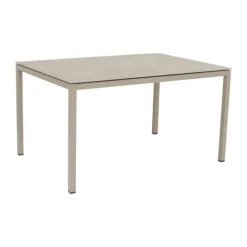 Mandalay Terra Havebord H 72 x B 90 x L 132 cm - Keramik/aluminum - Taupe