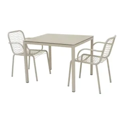 Mandalay Terra & Ivy Wire Havesæt - 3 dele Aluminium/keramik/rustfrit stål - Beige
