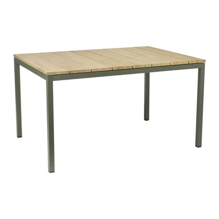 Mandalay Toscana Bord H 73 x B90 x L 132 cm - Teaktræ - Olivengrøn