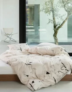 Marc O'Polo Asele Sengetøj B 140 x L 220 cm - Bomuldssatin - Natural White