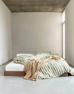 Marc O'Polo Mikkeli Sengetøj B 140 x L 200 cm - Bomuld - Saga Green