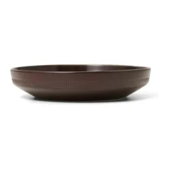 Marc O'Polo Moments Dyb Tallerken Ø 21,5 cm - Porcelæn - Earth brown