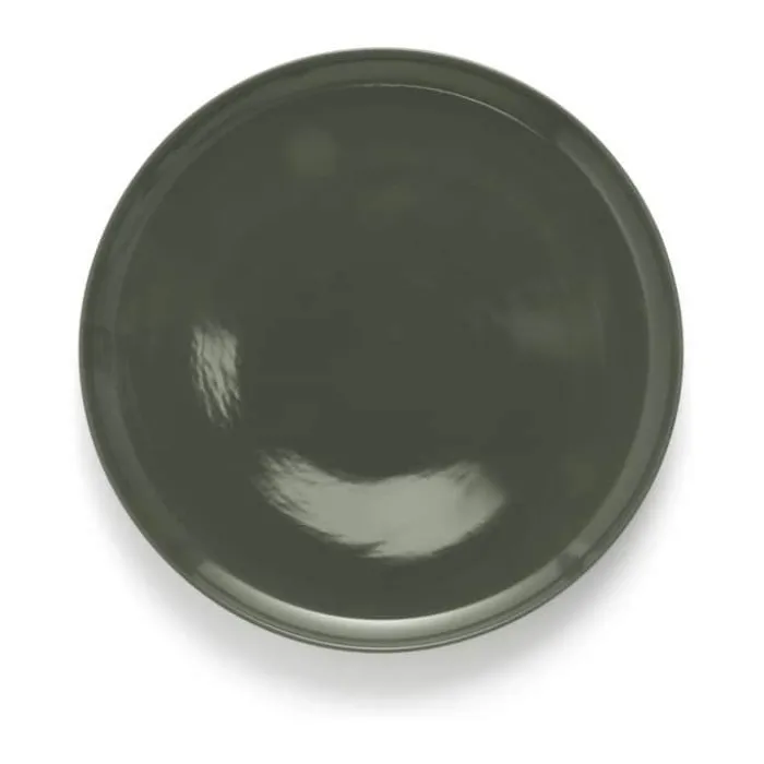 Marc O'Polo Moments Middagstallerken Ø 27 cm - Porcelæn - Olive green