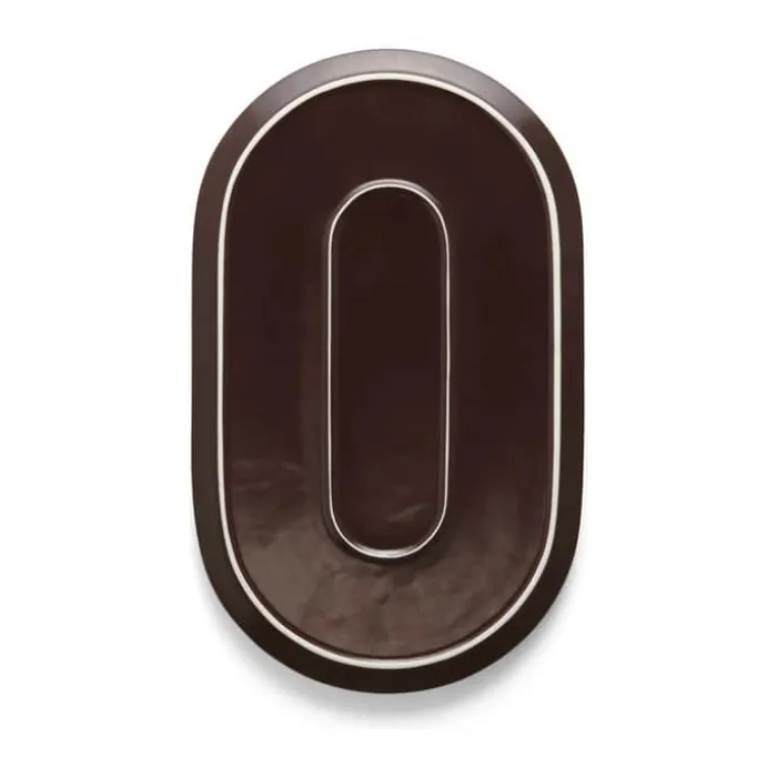 Marc O'Polo Moments Serveringsfad B 24,5 x L 40 cm - Porcelæn - Earth brown