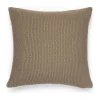 Marc O'Polo Nordic Knit Pyntepude B 50 x L 50 cm - Økologisk bomuld - Brun