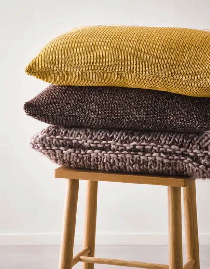 Marc O'Polo Rivar Pude B 50 x L 50 cm - Bomuld - Aubergine