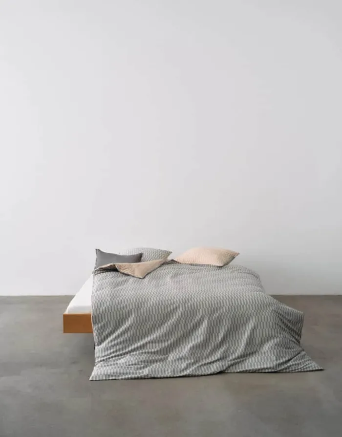 Marc O'Polo Sillia Sengetøj B 140 x L 220 cm - Bomuldssatin - Neutral grå
