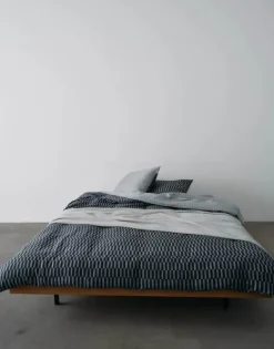 Marc O'Polo Sillia Sengetøj B 140 x L 200 cm - Bomuldssatin - Mørk marineblå