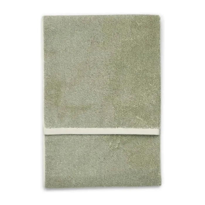 Marc O'Polo Timeless melange Håndklæde B 50 x L 100 cm - Økologisk bomuld - Grøn