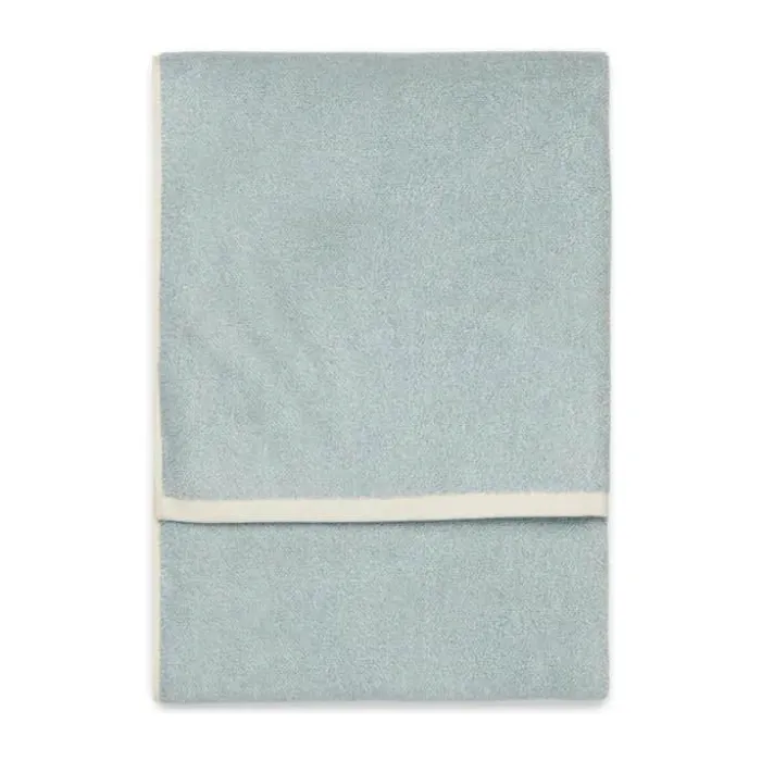 Marc O'Polo Timeless melange Håndklæde B 50 x L 100 cm - Økologisk bomuld - Lyseblå