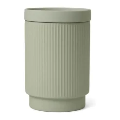 Marc O'Polo Wave Beholder Ø 12 cm - Keramik - Light green