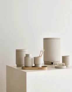 Marc O'Polo Wave Beholder Ø 12 cm - Keramik - Oatmeal