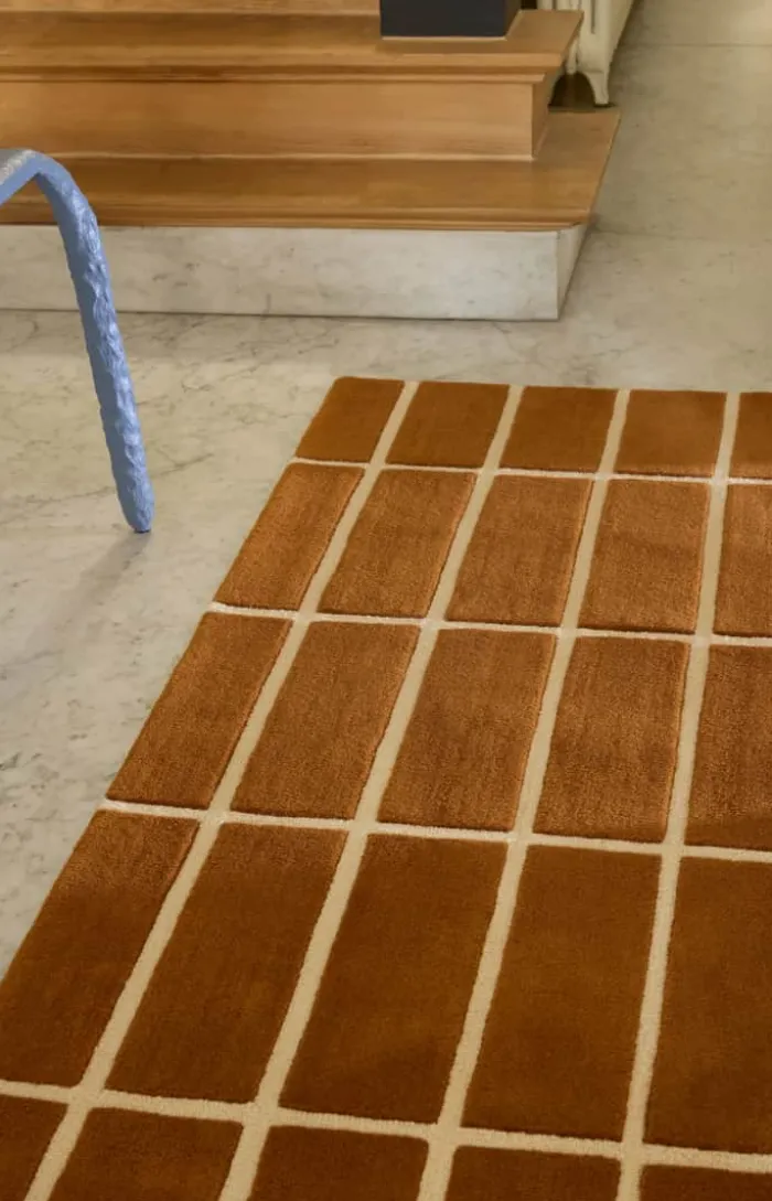 Marimekko by Brink & Campman Tiiliskivi Tæppeløber B 70 x L 245 cm - Uld - Brun
