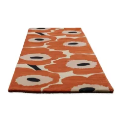 Marimekko by Brink & Campman Unikko Tæppeløber B 70 x L 245 cm - Uld - Orange rød