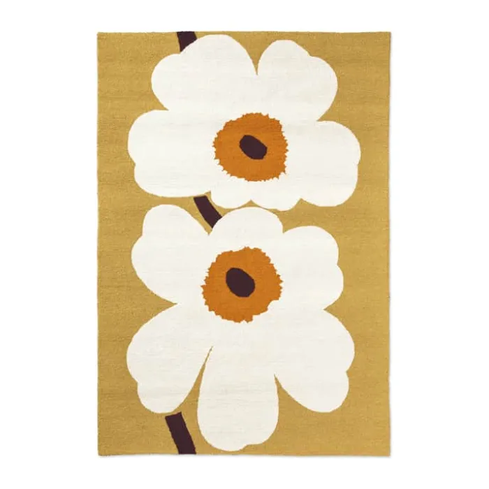 Marimekko by Brink & Campman Unikko Udendørsgulvtæppe B 160 x L 230 cm - Genanvendt PET - Honey