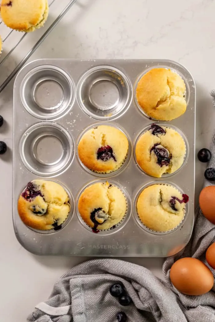 MasterClass Gourmet Recycled Muffinform Til 9 stk. - Aluminium - Sølv