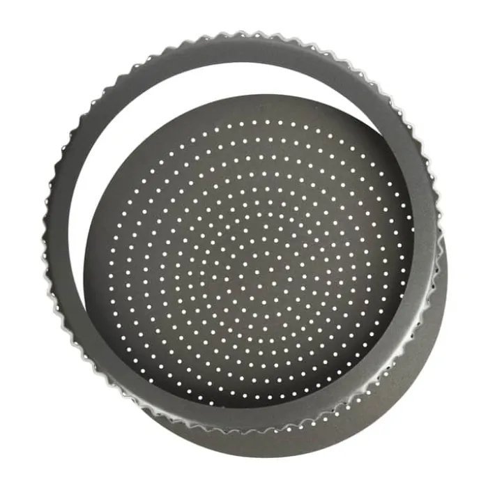 MasterClass Gourmet Tærteform Ø 28 cm - Stål - Sort