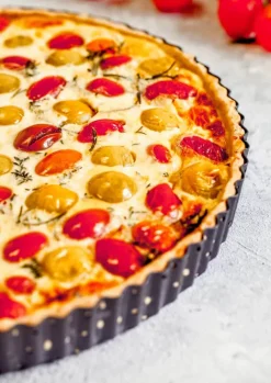 MasterClass Gourmet Tærteform Ø 30 cm - Stål - Sort
