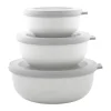 Mepal Cirqula Røreskålsæt Lav - 6 dele 0,35/0,75/1,25 liter - PP-plastik - Nordic White