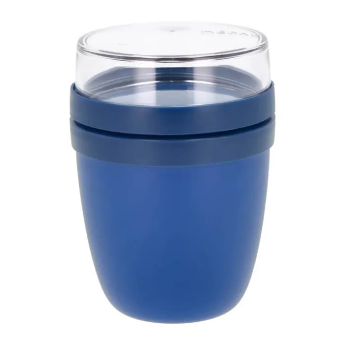 Mepal Elipse Frokostbæger 300+120 ml - PP-Plastik/PCTG - Vivid Blue