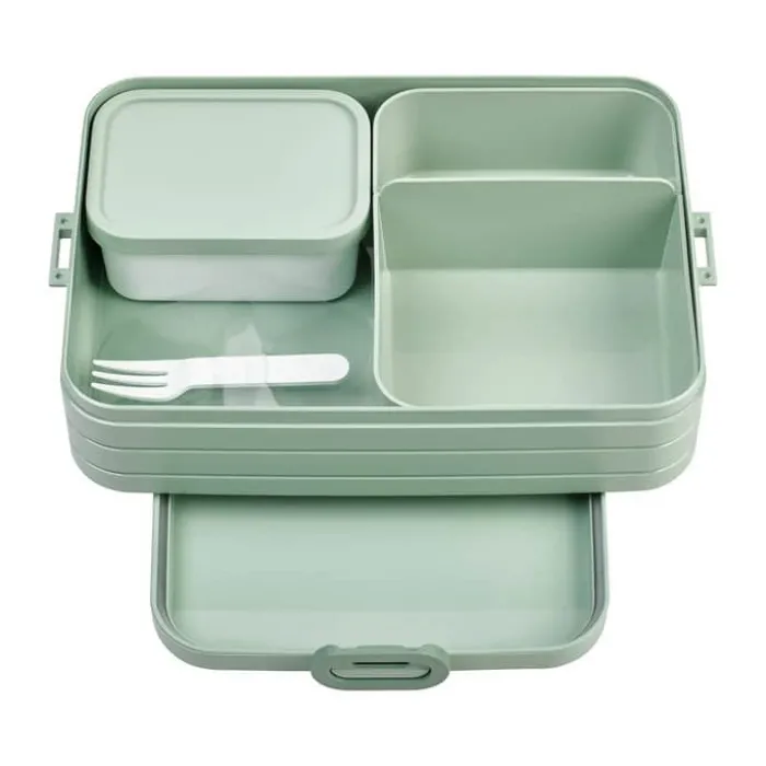 Mepal TAB Bento Madkasse H 6,5 x B 17,3 x L 26 cm - Tpe/Pp-Plastik/Abs-Plastik - Nordic Sage